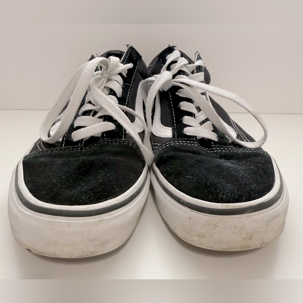 VANS Black Suede and Canvas Sneakers - Picture 4 of 9